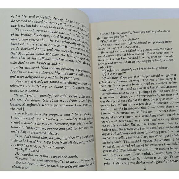 Remembering Mr. Maugham By Garson Kanin Biography Vintage First Edition 1966 - Picture 6 of 12